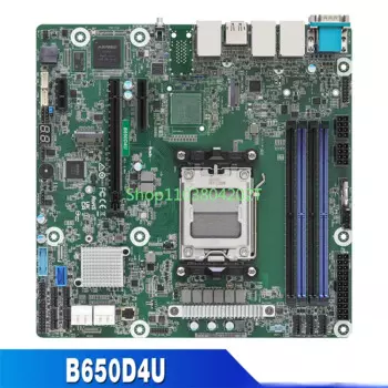 Материнская плата для сервера ASRock поддерживает AM5 LGA 1718 AMD Ryzen 7000 DDR5 ECC B650D4U