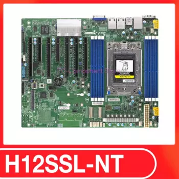 Материнская плата для сервера Supermicro, для сервера с одной розеткой, EPYC7002, порт Ethernet Gigabit, поддерживает 4 гп, стандарт IPFS