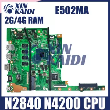 Материнская плата E402MA E502MA для Asus VivoBook E402M E502M E402MA E502MA, материнская плата для ноутбука N2940 N3540 4G-RAM 0G 32G-SSD