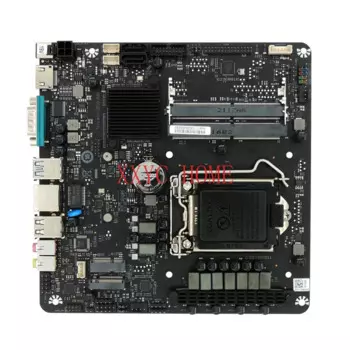 Материнская плата H510 Mini-itx, системная плата для компьютера, материнская плата для компьютера с тонким itx LGA1200 HTPC для процессора Celeron Pentium Core 10/11 Gen