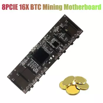 Материнская плата HM65 для майнинга, 8xpcie 16X, слот для графической карты DDR3, слот для памяти, поддержка RX GTX10 GTX20 GTX30 Series