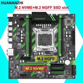 Материнская плата HUANANZHI X79-ZD3 M-ATX с высокоскоростной NGFF NVME M.2 SSD слот SATA3.0 USB3.0 RAM Max до 128 ГБ