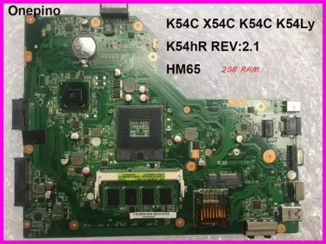 Материнская плата K54C для ноутбука ASUS K54C X54C K54 K54Ly K54hR системная плата 2 Гб ОЗУ Встроенная REV 2,1 протестированная работа