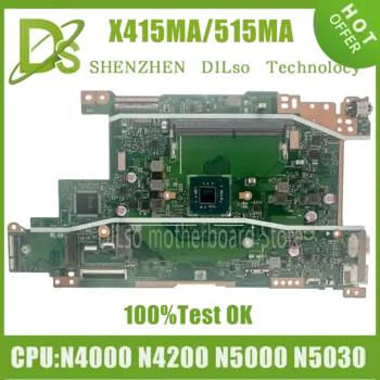 Материнская плата Kefu подходит для ноутбуков ASUS X415MA X515MA P1511CM P1511CMA F415MA F515MA, материнская плата N4000 N4020 N5000 N5030