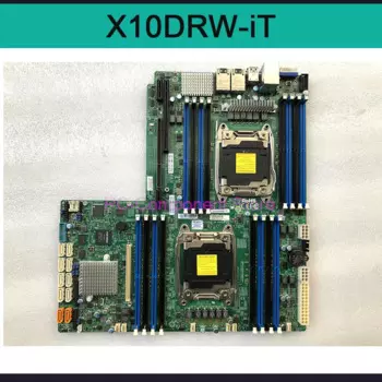 Материнская плата LGA2011 DDR4 для супермикро-сервера, поддержка семейства X10DRW-iT v4/v3, X540, два порта 10GBase-T SATA3 (6 Гбит/с)