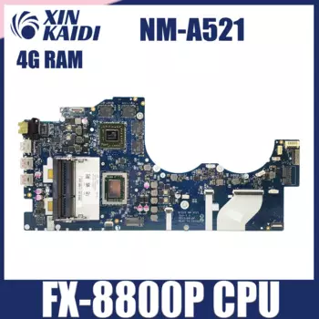 Материнская плата NM-A521 для Lenovo Ideapad Y700-15ACZ, материнская плата, процессор FX-8800P V4G, 100% протестировано, в порядке