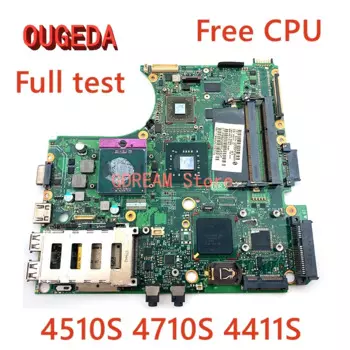 Материнская плата OUGEDA 583077-001 для ноутбука HP probook 4510S 4710S 4411S, материнская плата для ноутбука PM45 DDR3 ATI GPU, бесплатный полный тест ЦПУ