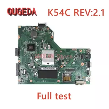 Материнская плата OUGEDA 60-N9TMB1000 60-N9TMB1000-B15 для ноутбука Asus K54C REV: 2,1 HM65 DDR3, полностью протестированная материнская плата