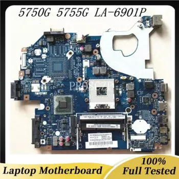 Материнская плата P5WE0 для ноутбука ACER Aspire 5750 5750G 5755 5755G, материнская плата HM65 UMA MBR9702003 100%, полностью работает хорошо