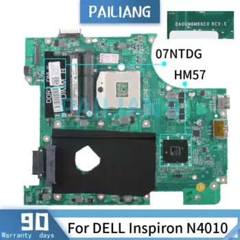 Материнская плата PAILIANG для ноутбука DELL Inspiron N4010, материнская плата CN-07NTDG DA0UM8MB6E0 HM57 DDR3 tesed