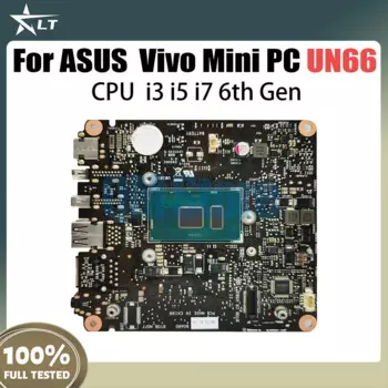 Материнская плата UN66 для ноутбука ASUS Vivo Mini PC UN66 Mini HD, материнская плата для компьютера с процессором i3 i5 i7 6-го поколения