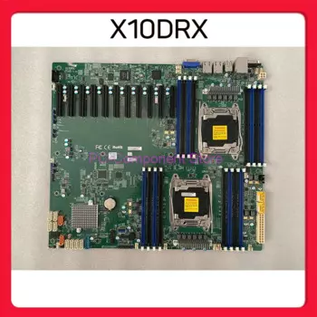Материнская плата X10DRX для супермикро сервера, семейство E5-2600 v4/v3, 11 слотов PCI-E, i350, два порта GbE LAN SATA3 IPMI2.0 LGA2011 DDR4 +