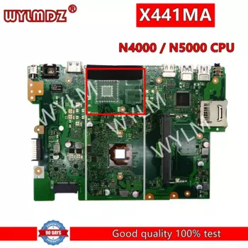 Материнская плата X441MA для ноутбука Asus X441M X441MAR X441MA F441M, материнская плата N4000/N5000 CPU