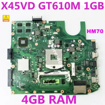 Материнская плата X45VD HM70 GT610M для ноутбука ASUS X45V X45VD X45C
