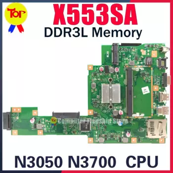 Материнская плата X553SA для ноутбука ASUS X553S F553S S553SA, материнская плата N3050 N3700 DDR3L 100% рабочий