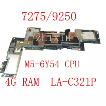 Материнская плата yourui для ноутбука DELL Latitude 7275 9250, фотосессия 4 Гб, фотосессия 0P98DK P98DK LA-C321P