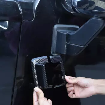 Матовая Черная задняя крышка автомобильного бокового зеркала из АБС-пластика, декоративная наклейка для Hummer H3 2005-2009, внешние аксессуары для автомобиля