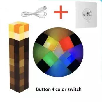 MC Game Torch Light Brownstone LED ночник