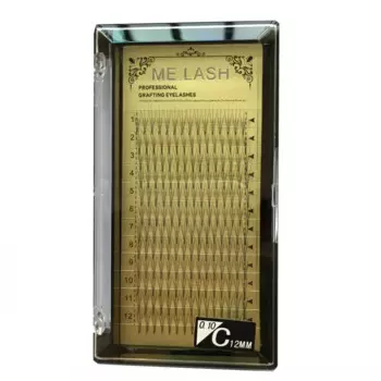 ME. LASH 10 лотков/Набор 3D 0,10 мм толщина C локон предварительно сделанные вееры русский объем Наращивание ресниц Накладные норковые 3D 9 мм до 14 мм