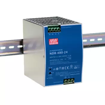 Mean well NDR-480-24 480 Вт DC24V источник питания на din-рейке