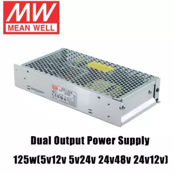 MEAN WELL RD- 125-1224 2448 1248 Источник питания с двойным выходом от переменного тока до постоянного тока 5 В 12 В 24 48 В Импульсный источник питания Meanwell
