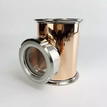 Медный смотровой тройник YOHOYAMA 4" для домашнего пивоварения