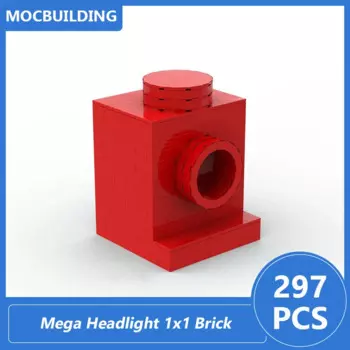 Mega Headlight 1x1 конструктор гигантская версия Масштаб 1:14 Модель Moc строительные блоки Diy сборка классические образовательные Рождественские Игрушки Подарки