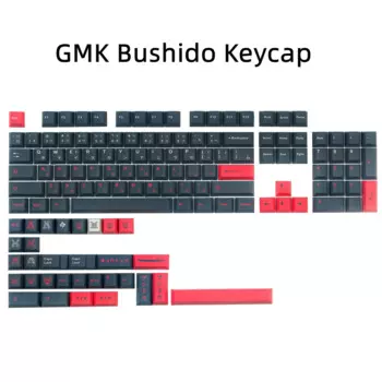 Механическая игровая клавиатура GMK Bushido с японским вишневым профилем