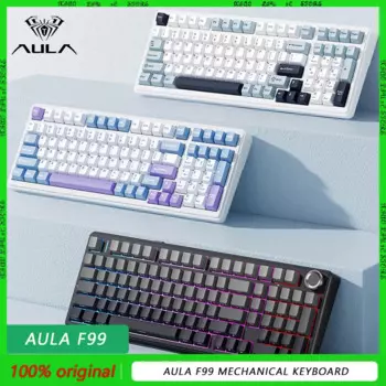 Механическая клавиатура 100% PRO, 3 режима, Bluetooth 5,0/2,4 ГГц