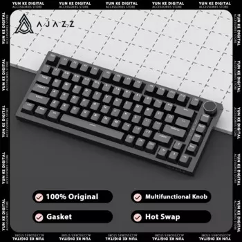 Механическая клавиатура AJAZZ AK820, многофункциональная Проводная клавиатура-гейммер с прокладкой и функцией горячей замены, игровые аксессуары для офиса