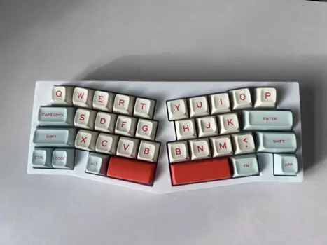 Механическая клавиатура ECHOME Mini Alice, проводной Соленоидный клапан, зуммер, поддержка горячей замены RGB через пользовательскую офисную игровую клавиатуру