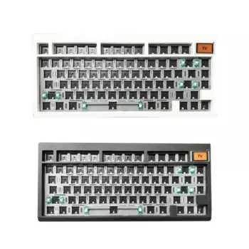 Механическая клавиатура GMK81, набор «сделай сам», 81 клавиша, 1 ручка, поддержка BT5 2 TypeC удобные переключатели, замена