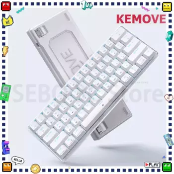 Механическая клавиатура KEMOVE K61SE с подсветкой RGB Hot Swap, портативная эргономичная Проводная игровая клавиатура для ПК, геймера, офисные аксессуары, подарок