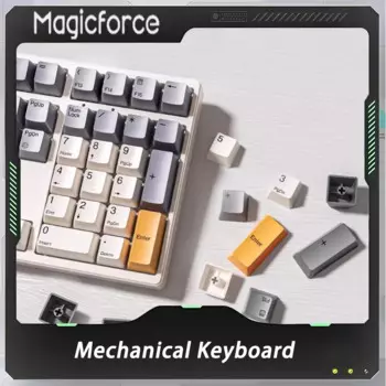 Механическая клавиатура Magicforce MF34 с поддержкой QMK Hot Swap RGB с подсветкой, пользовательский программируемый мини-клавиатура, эргономичный ПК-геймер