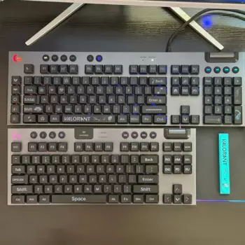 Механическая клавиатура PBT, колпачки клавиш Valorant CSGO, персонализированные колпачки клавиш для ПК Logitech G913 G913TKL, в сумках