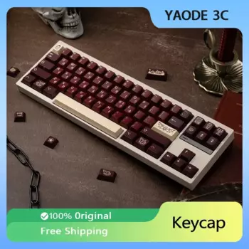 Механическая клавиатура PBTfans Count Dracula, индивидуальные колпачки для клавиш Cherry MX Switch и совместимая с классной осью, персонализированная клавиатура