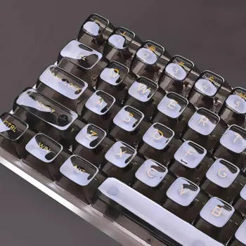 Механическая клавиатура SA High Black Clear Crystal, 143 клавиши, 64/84/98/104