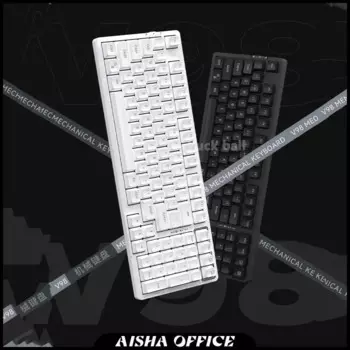 Механическая клавиатура Vgn V98, трехрежимная Беспроводная игровая клавиатура с 97 клавишами, с Bluetooth и прокладкой, подарок для мальчиков и офиса