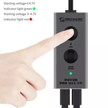 Механическая мощность Pro Max 2,0, блок питания, испытательный кабель, вход типа C с 15 FPC, однокнопочный пусковой кабель для iPhone 6-15 Pro