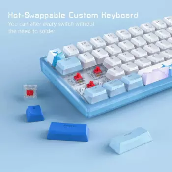 Механическая Проводная клавиатура RGB, 60% клавиатура, персонализированная мини-клавиатура для игрового ноутбука, ПК
