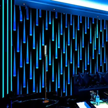 Мерцающие обои Ktv, обои для караоке-бара, сверкающее настенное покрытие, 3d отражающие бары, фоновые полосатые обои с геометрическим узором