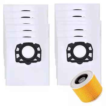 Мешки для пылесоса, фильтр для Karcher KFI 357,WD2 Plus,WD3, KWD 1-3, запасные части для пылесоса 2,863-314,0