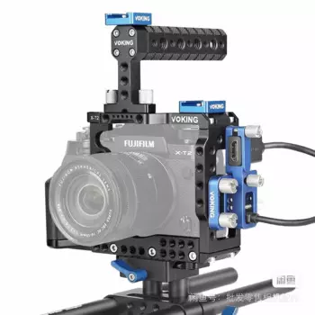 Металлическая клетка для камеры Mcoplus XT2 для камеры Fujifilm XT2 X-T2, защитный чехол для камеры, стабилизатор студийной Vlog Rig