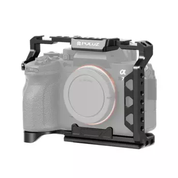 Металлическая клетка PULUZ для камеры Sony A7 IV / ILCE-7M4 / A7M4 / A7M3 / A7R3 / A7R III защитный стабилизатор