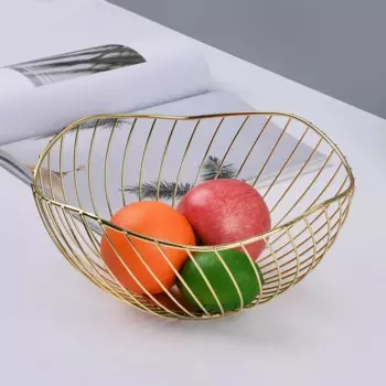 Металлическая корзина для фруктов, современная проволока, закуски, хлеба, овощей, миски для хранения, кухонные яйца, держатель для десерта, скандинавский органайзер, подставка для торта