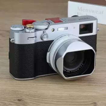 Металлическая квадратная бленда с переходным кольцом 49 мм для камеры Fujifilm Fuji X100V X100VI