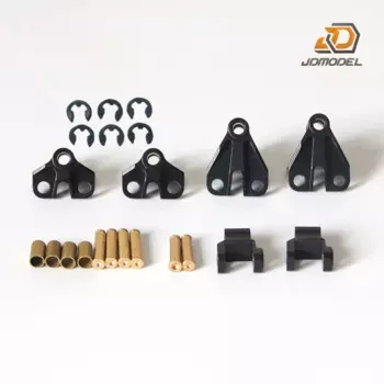 Металлическая передняя подвеска JDMODEL 1/14 для Tamiya Lesu для Scania Man Actros Volvo, автозапчасти, Радиоуправляемый грузовик, прицеп, самосвал