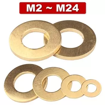 Металлические шайбы Meson круглые латунные