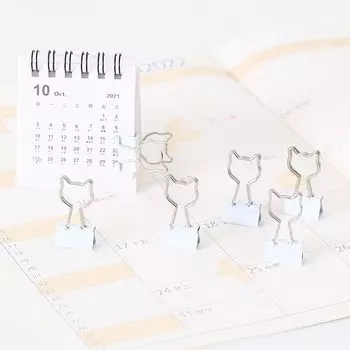 Металлические зажимы для бумаги ALLTU, 10 шт.