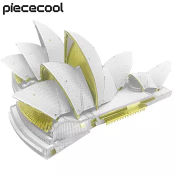 Металлический 3D-пазл Piececool, модель сиднейской оперы, наборы для сборки, игрушки «сделай сам», пазл для подростков, лучший подарок на Рождество